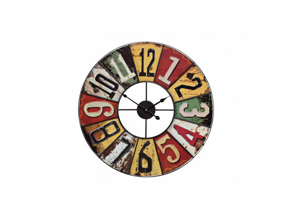 Nástenné hodiny Vintage Rund, kovové, WUR7905, 58cm