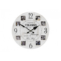 Nástenné hodiny Vintage Thanks,  Wur0240, 40cm