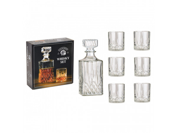 7-dielna sada karafy a pohárov na whisky WUR5065 7-dielna sada karafy a pohárov na whisky WUR5065