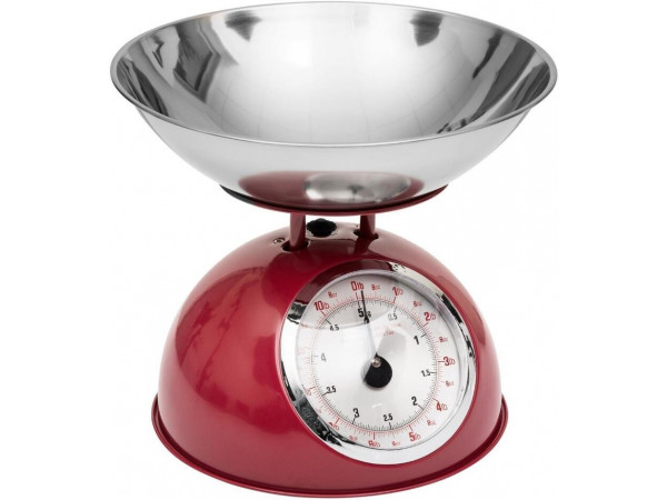 Kuchynská váha 5Five Retro Colors červená, 5kg Kuchynská váha 5Five Retro Colors červená, 5kg