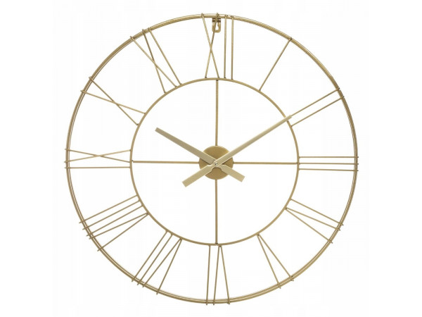 Nástenné kovové hodiny Atmosphera Vintage 977B, 70 cm, zlaté Nástenné kovové hodiny Atmosphera Vintage 977B, 70 cm, zlaté
