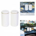 Soľnička a korenička so zlatým okrajom Home deco factory KA4574, biela