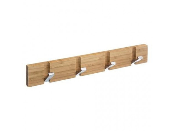 Bambusový vešiak so 4 háčikmi 5Five 40cm Bambusový vešiak so 4 háčikmi 5Five 40cm