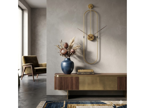 Luxusné kovové nástenné hodiny O8800 zlaté – moderné minimalistické hodiny 90 cm Luxusné kovové nástenné hodiny O8800 zlaté – moderné minimalistické hodiny 90 cm