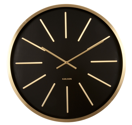Nástenné hodiny Karlsson 5579BK Maxiemus 60cm