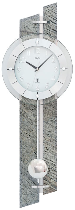 Kyvadlové nástenné hodiny 5306 AMS 71cm