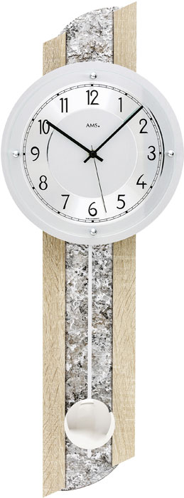 Kyvadlové nástenné hodiny 5325 AMS 38cm