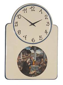 Nástenné keramické hodiny Terra-Keramik tk019, 31cm 