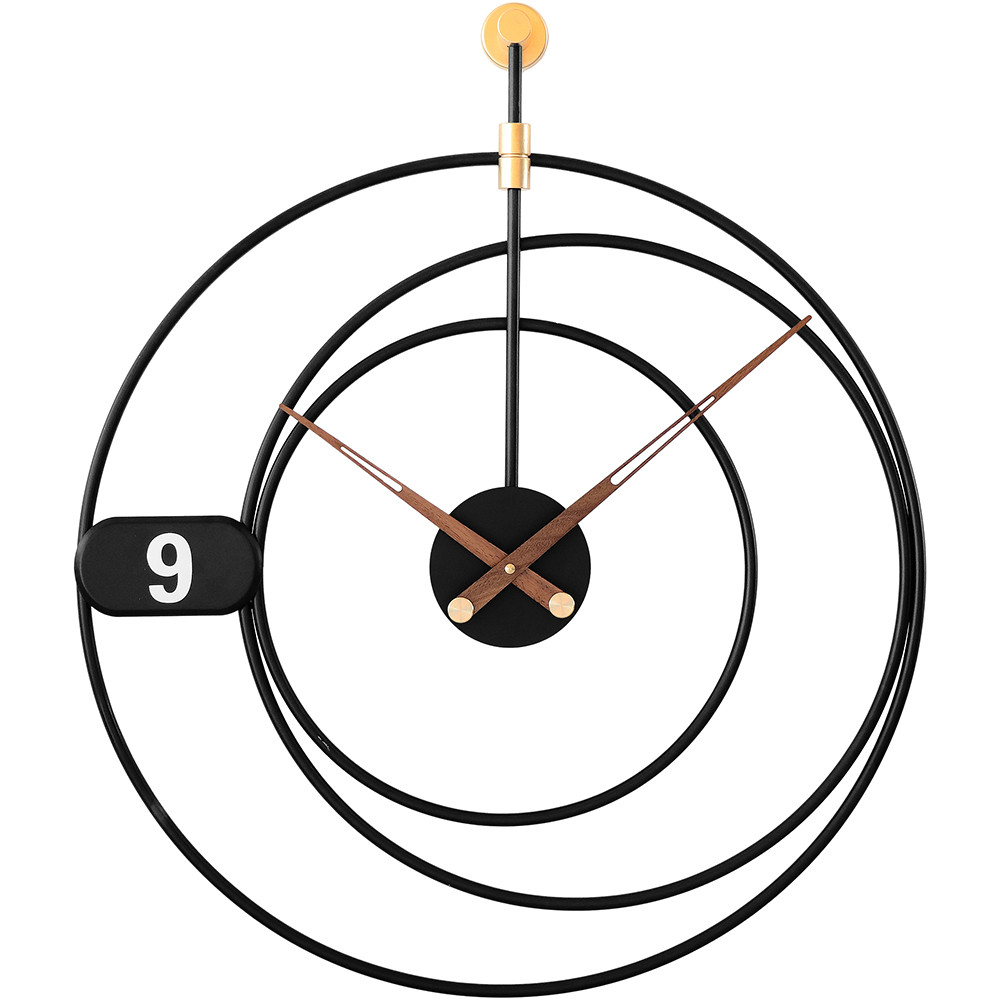 Dizajnové kovové hodiny MPM E04.4477.90, čierne